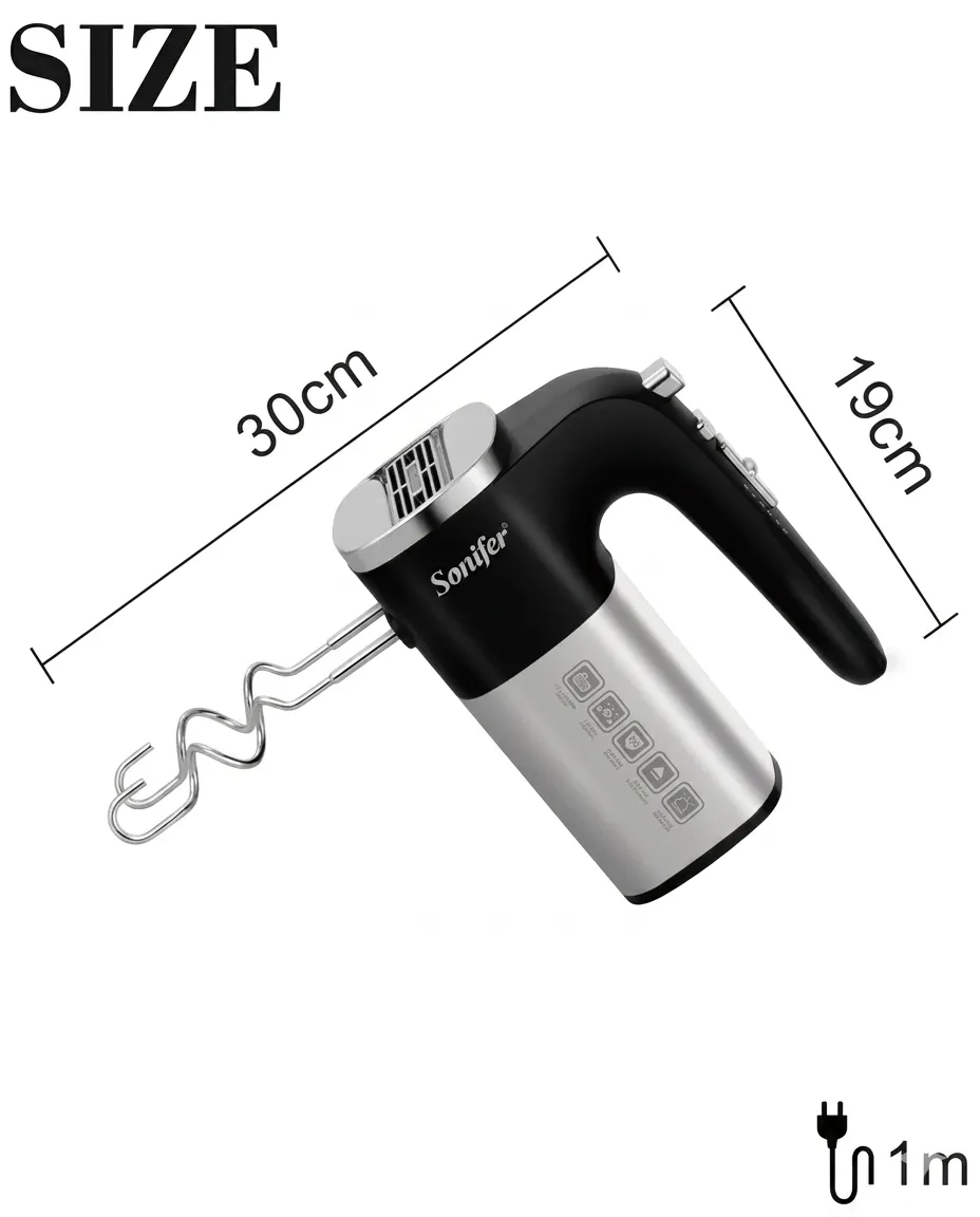 Sonifer Hand Mixer SF-7078 Sonifer 5-Speed Hand Mixer SF-7078
